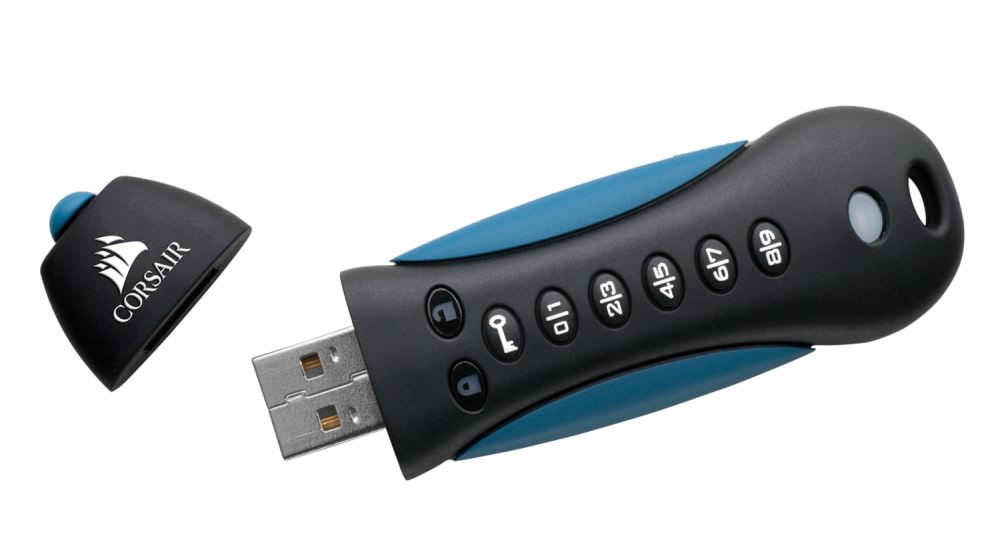 Flash PadlockÃ‚Â® 3 64GB Secure USB 3.0 Flash Drive Corsair Cod Produs: CMFPLA3B-64GB [3]