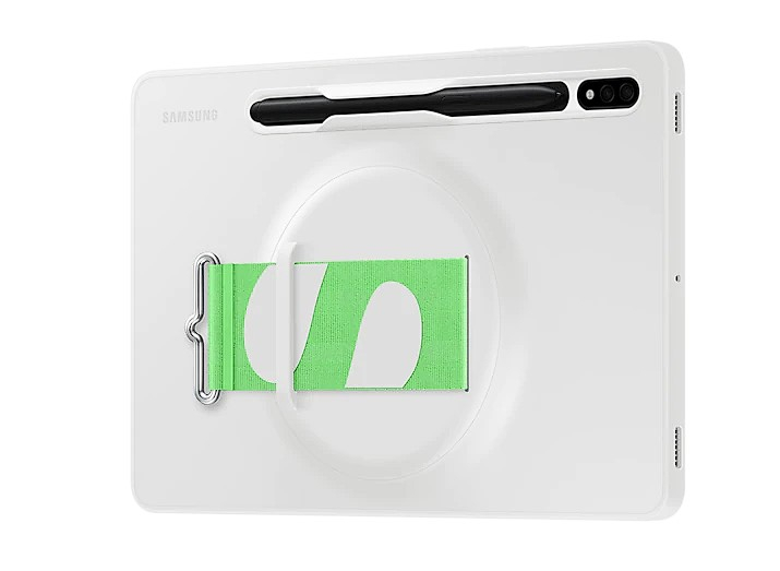 Husa pentru Galaxy Tab S8 / S7; Strap Cover; White Cod Produs: EF-GX700CWEGWW [2]