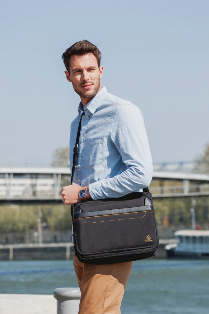 Geanta laptop 14" Exactive Messenger Exacompta 17234E, negru [5]