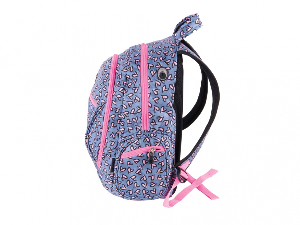 Ghiozdan Pulse Dobby Pink Heart [2]