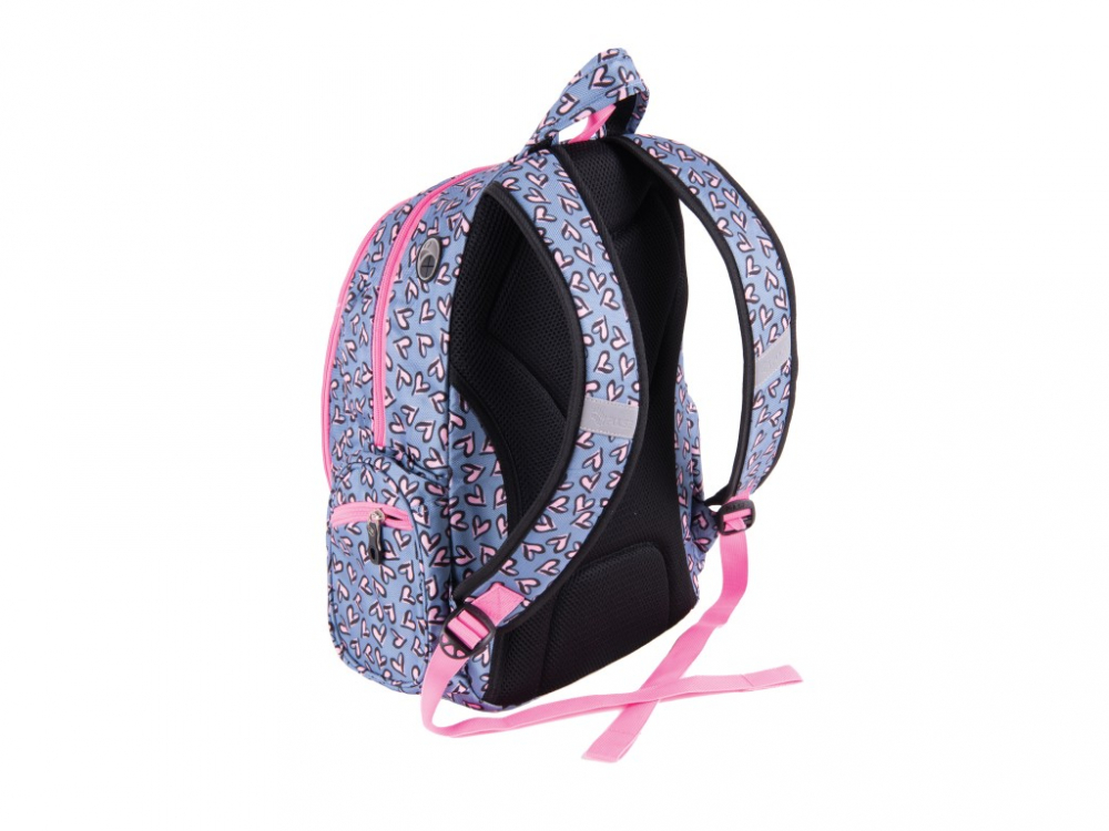 Ghiozdan Pulse Dobby Pink Heart [3]