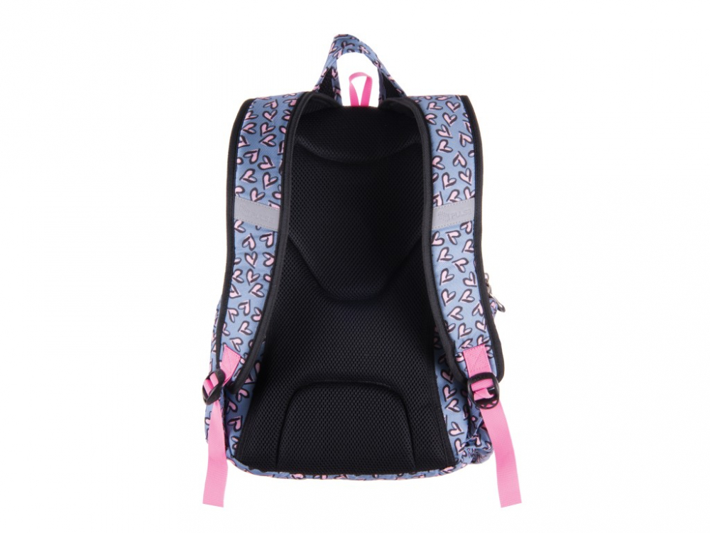 Ghiozdan Pulse Dobby Pink Heart [4]