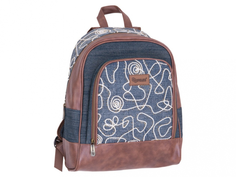 Ghiozdan Pulse Jeans Glossy [1]