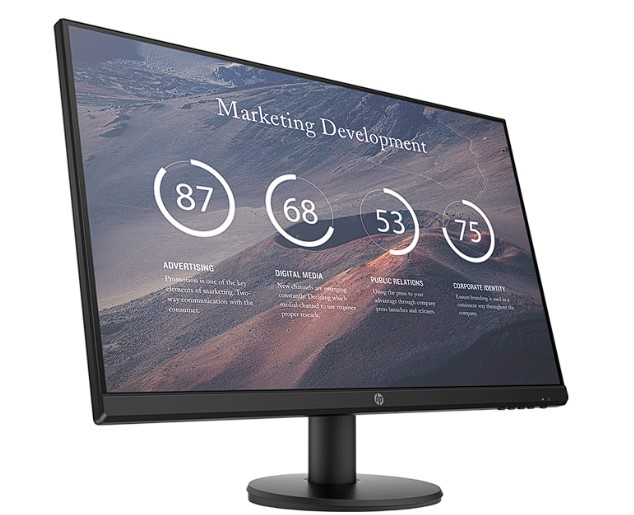 HP P27v G4 27inch IPS Monitor FHD 1920x1080 16: 9 300cd/m2 1000: 1 5ms GtG 1xHDMI1.4 1xVGA Black 3Y War. (EN) ,  Cod Produs: 9TT20AA#ABB [3]