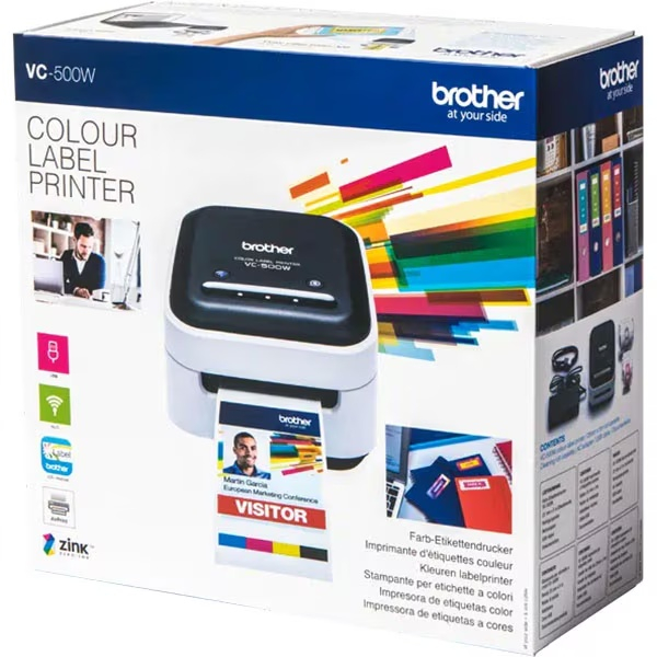 Imprimanta de etichete color Brother VC500W, USB, Wi-Fi [4]