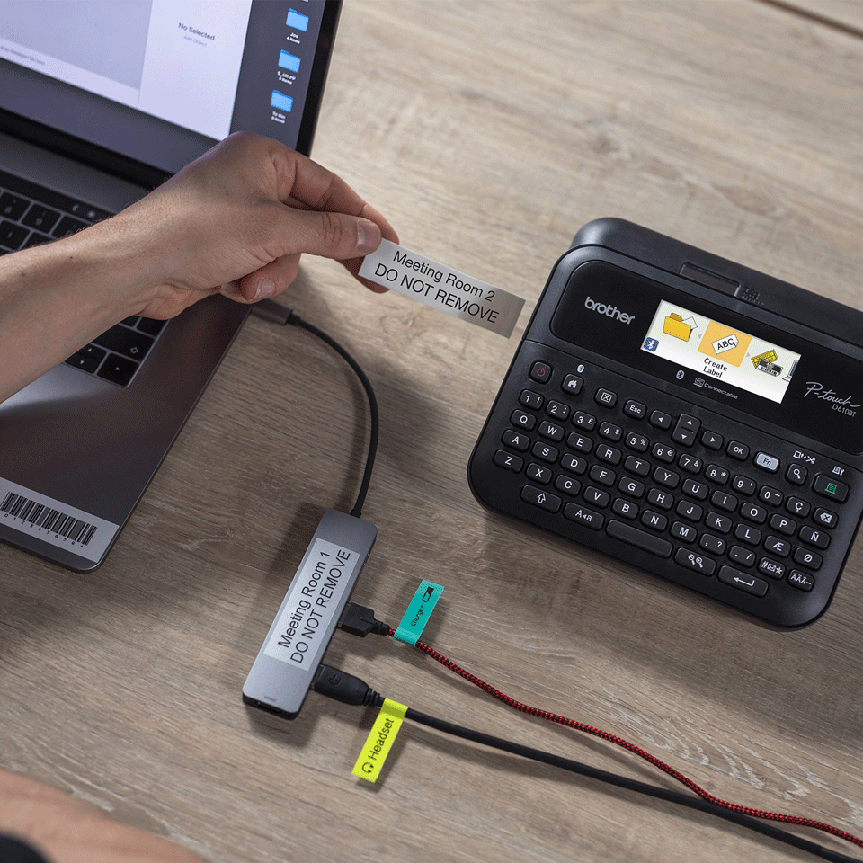 Imprimanta profesionala de etichete Brother PTD610BTVP, USB, Bluetooth [4]