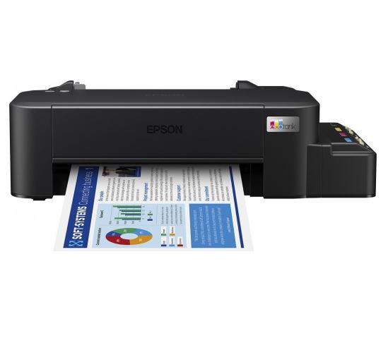 Imprimanta Inkjet CISS Color Epson L121 , A4 , Functii: Imprimare , Viteza de Printare Monocrom: 9ppm , Viteza de printare color: 4.8ppm , Conectivitate: USB , Duplex: , ADF: (Timbru Verde 23le [1]