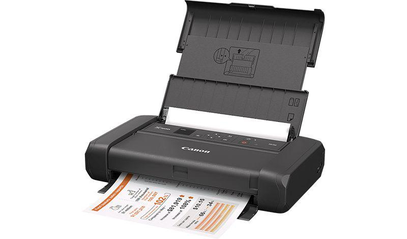 Imprimanta Inkjet Color Canon TR150 , A4 , Functii: Impr. , Viteza de Printare Monocrom: 9ipm , Viteza de printare color: 5.5ipm , Conectivitate: USB|Wi-Fi , Duplex: n , ADF: nu(timbru verde 11 l [1]