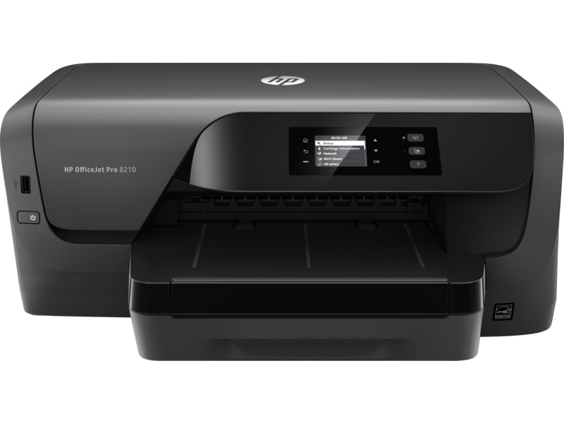 Imprimanta Inkjet Color HP OfficeJet Pro 8210 , A4 , Functii: Impr. , Viteza Print Mono: 22ppm , Viteza Print color: 18ppm , Conectiv: USB|Ret|Wi-Fi , Duplex: Da , ADF: Nu(timbru verde 11 lei) D9L63A [1]