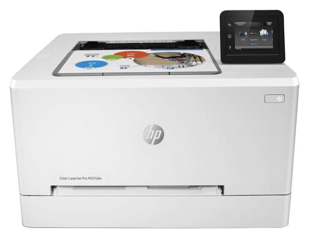 Imprimanta Laser Color HP M255DW , A4 , Functii: Impr. , Viteza de Printare Monocrom: 21ppm , Viteza de printare color: 21ppm , Conectivitate: USB|Ret|Wi-Fi , Duplex: Da , ADF: Nu 7KW64A (timbru [1]
