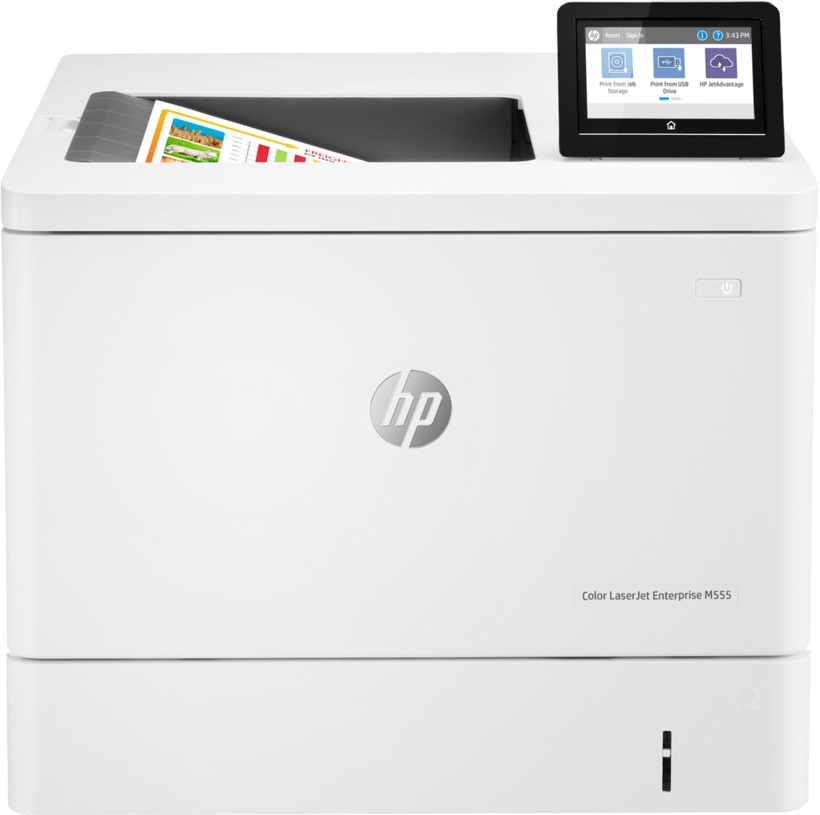 Imprimanta Laser Color HP M555dn , A4 , Functii: Impr. , Viteza de Printare Monocrom: 38ppm , Viteza de printare color: 38ppm , Conectivitate: USB|Ret , Duplex: Da , ADF: Nu(timbru verde 40 lei [1]