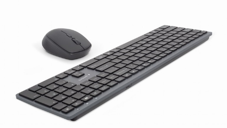 KIT wireless GEMBIRD , tastatura wireless multimedia 104 taste (iluminare fundal 7 culori) + mouse wireless 1600dpi , 4 butoane , rotita scroll , black Cod Produs: KBS-ECLIPSE-M500 [2]