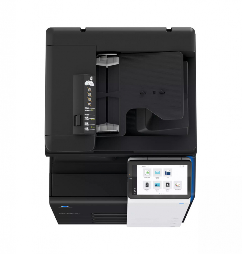 Konica-Minolta Bizhub 361i - Multifunctional laser monocrom A3 cu Stand Mobil 2 Tavi, DUPLEX AUTOMAT RADF, 36 ppm, USB, Retea, NFC, optional FAX [2]