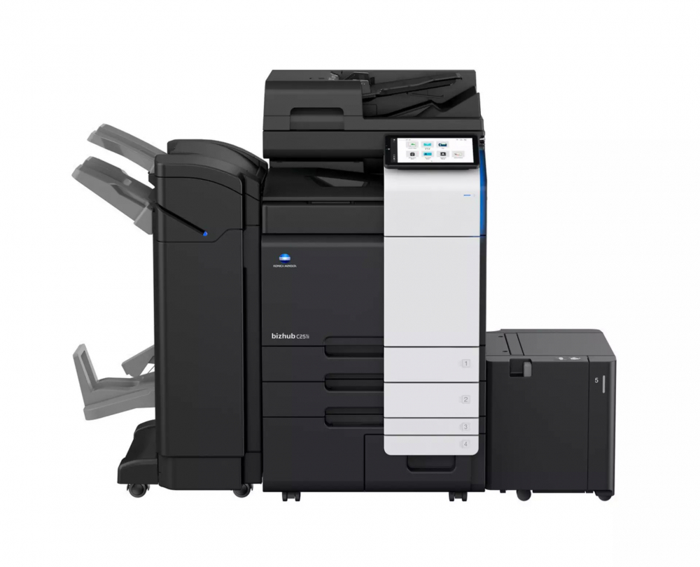 Konica-Minolta Bizhub C251i - Multifunctional laser color A3 cu Stand Mobil 2 Tavi , DUPLEX AUTOMAT RADF, 25 ppm, USB, Retea, optional FAX [4]