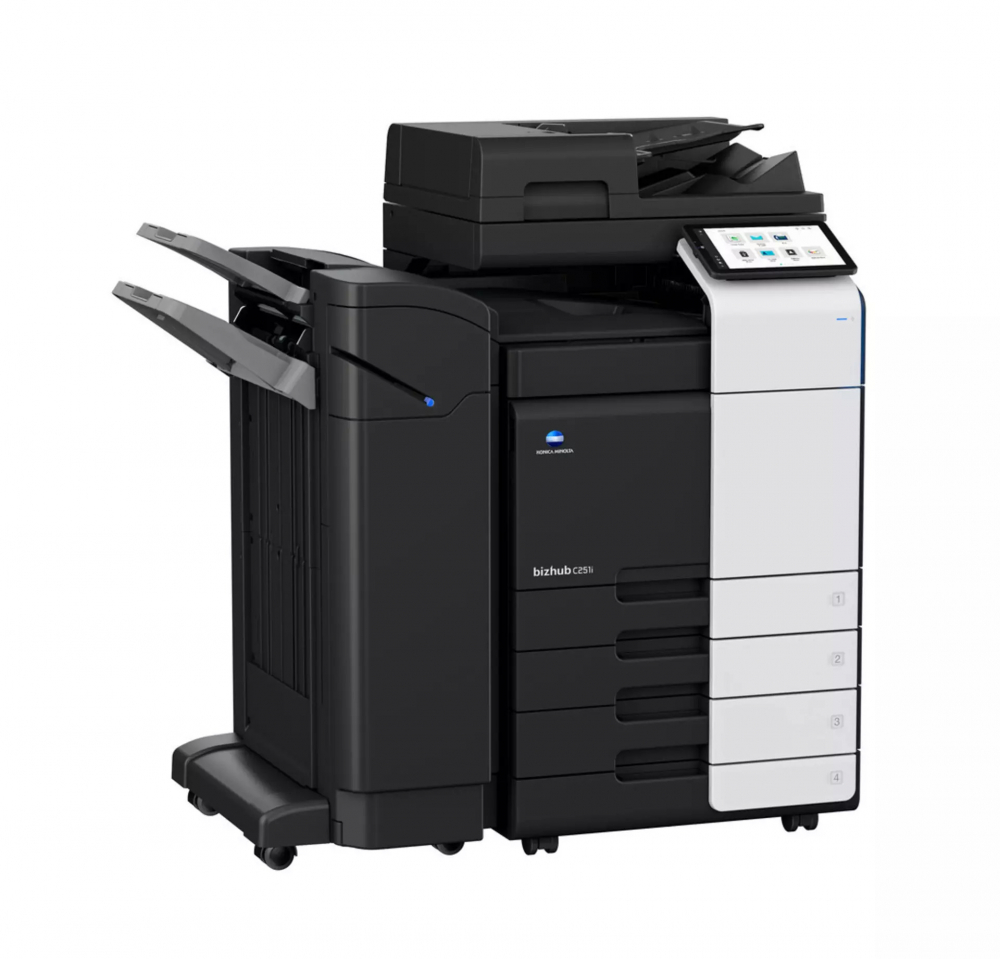 Konica-Minolta Bizhub C251i - Multifunctional laser color A3 cu Stand Mobil 2 Tavi , DUPLEX AUTOMAT RADF, 25 ppm, USB, Retea, optional FAX [3]