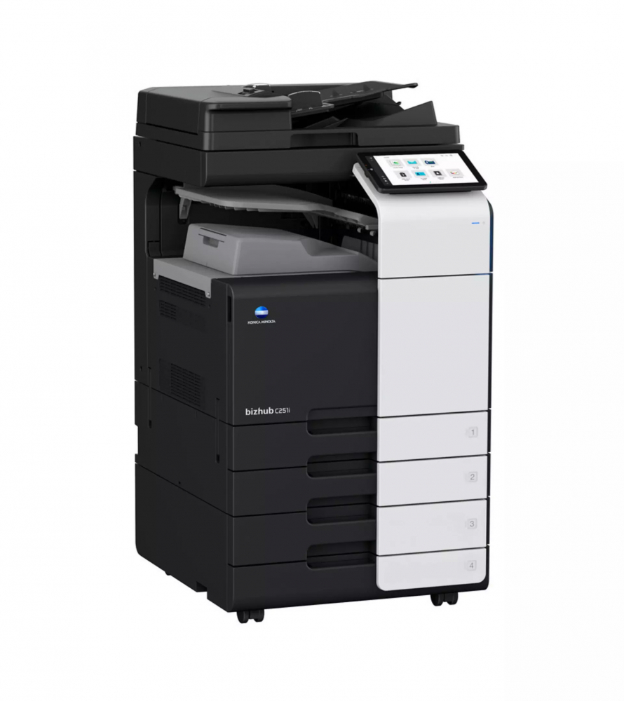 Konica-Minolta Bizhub C251i - Multifunctional laser color A3 cu Stand Mobil 2 Tavi , DUPLEX AUTOMAT RADF, 25 ppm, USB, Retea, optional FAX [2]