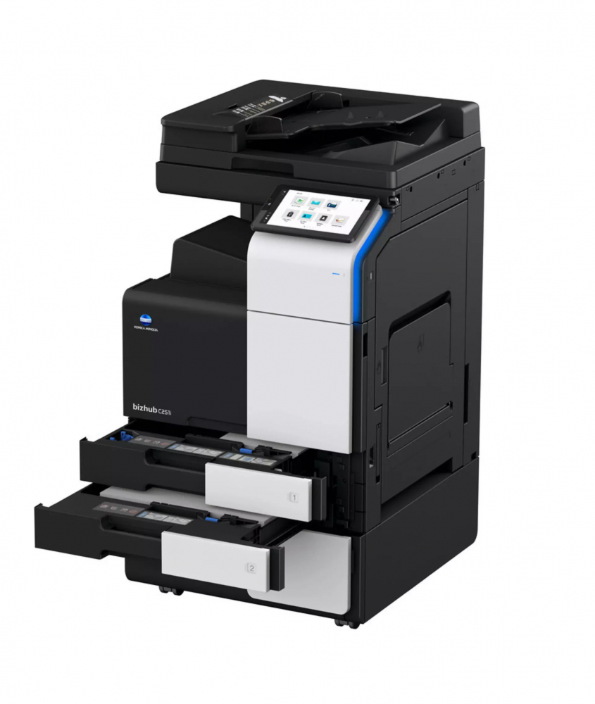 Konica-Minolta Bizhub C251i - Multifunctional laser color A3 cu Stand Mobil 2 Tavi , DUPLEX AUTOMAT RADF, 25 ppm, USB, Retea, optional FAX [5]