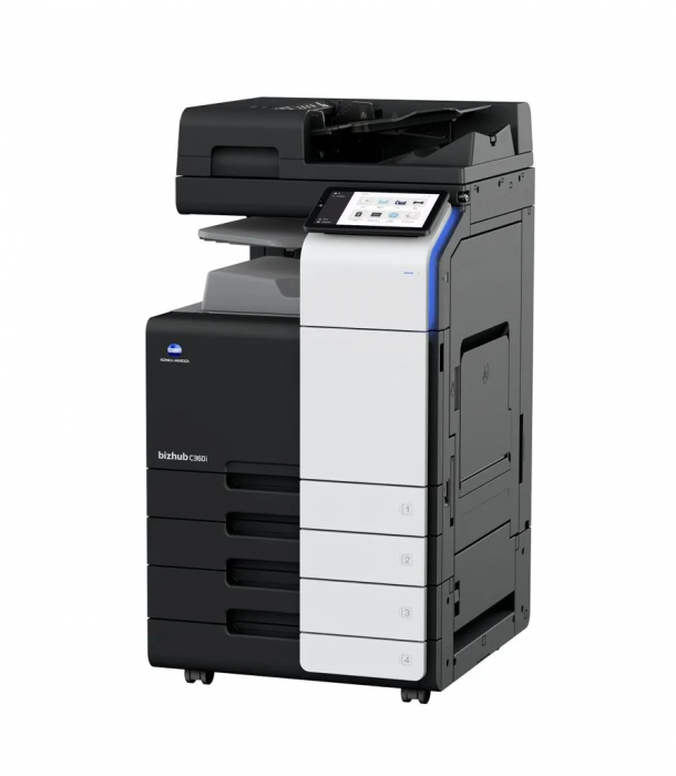 Konica Minolta Bizhub C360i + Alimentator Documente RADF + Stand Mobil + Set tonere CMYK; FARA KIT WIRELESS - Instalare Gratuita [3]