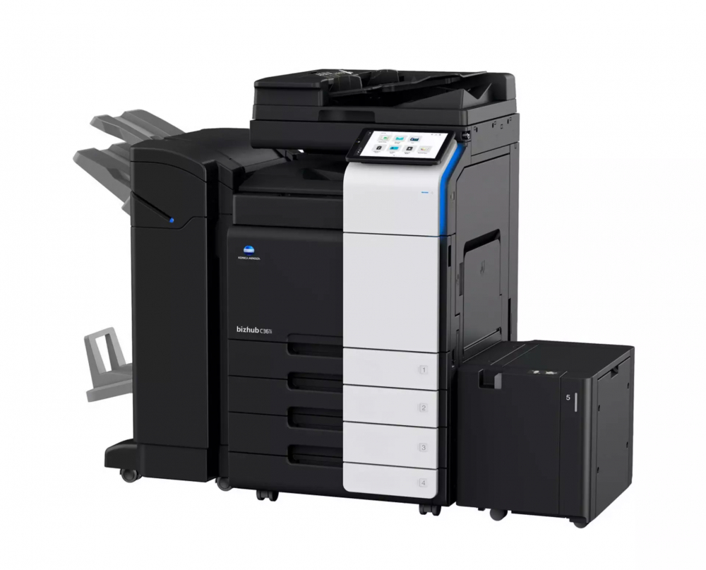 Konica-Minolta Bizhub C361i - Multifunctional laser color A3 cu Stand Mobil 2 Tavi , DUPLEX AUTOMAT RADF , 36 ppm , USB , Retea , NFC , optional FAX [4]