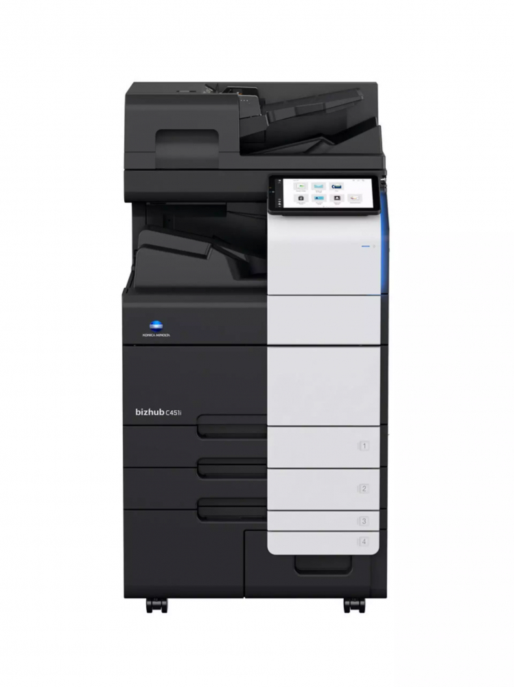 Konica-Minolta Bizhub C451i - Multifunctional laser color A3 cu Stand Mobil 2 Tavi, DUPLEX AUTOMAT RADF, 45 ppm, USB, Retea, NFC, optional FAX [1]