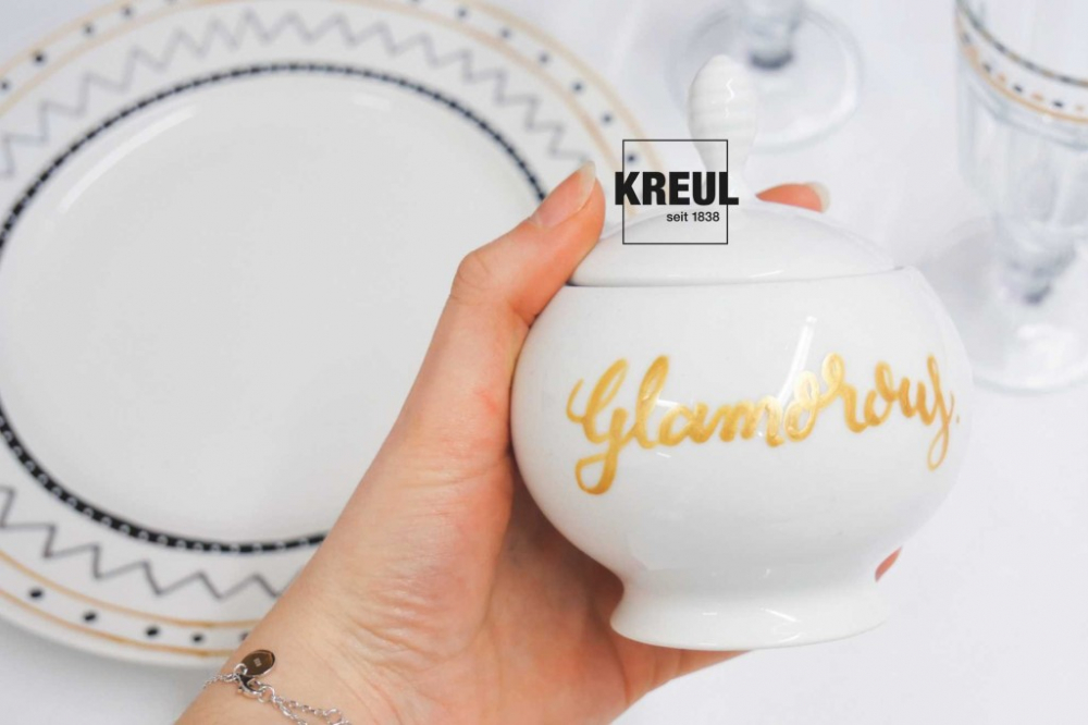 KREUL Glass & Porcelain Pen Metallic medium 5/set [4]