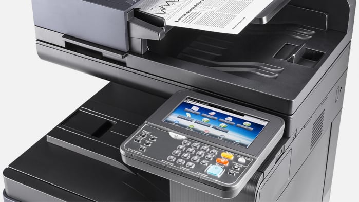 Kyocera TASKalfa 308ci A4 Colour MFP, 30 ppm, 3in1, 1200x1200 dpi, 7" Touch Panel, HyPAS, 75-sheet reversing DP std. No starter toner. [3]