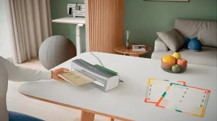 Laminator Leitz iLAM A4 Home Office, gri, Cod Produs: 73680089 [2]