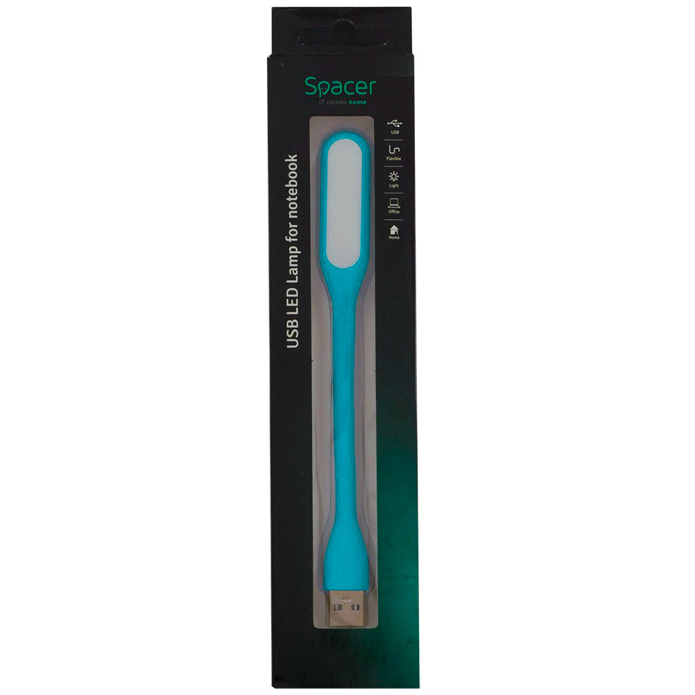 LAMPA LED USB pentru notebook ,  SPACER ,  blue ,  Cod Produs: SPL-LED-BL [4]