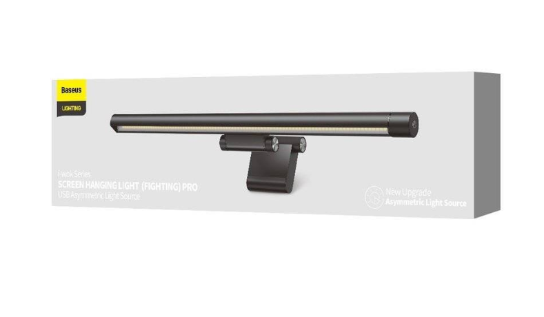 LAMPA MONITOR LED Baseus i-wok ,  simuleaza lumina naturala a soarelui ,  alimentare USB Type-C ,  putere 5W ,  temperatura culoare 3000k-6500k ,  negru Cod Produs: DGIWK-P01 [4]