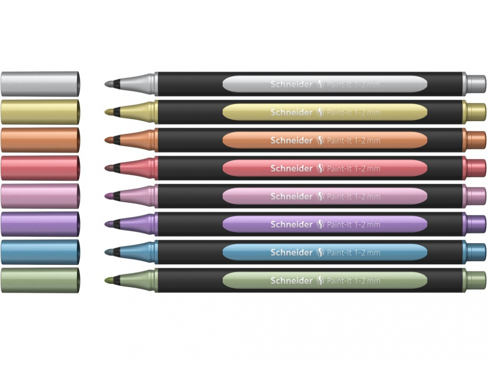 Liner metalic Schneider Paint-It 020 1-2 mm 8 buc/set [3]