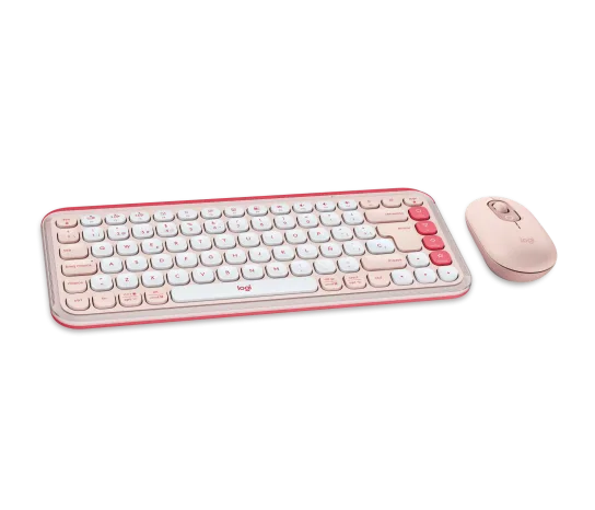 LOGITECH POP ICON COMBO - ROSE - US INTL - BT - INTNL-973 Cod Produs: 920-013142 [2]