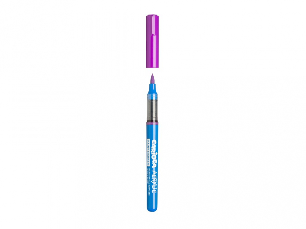 Marker cu vopsea acrilica si varf pensula Carioca 2 buc/set [2]