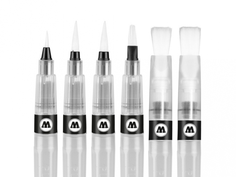 Marker gol reincarcabil Molotow Aqua Squeeze Pen Basic-Set 2 [2]