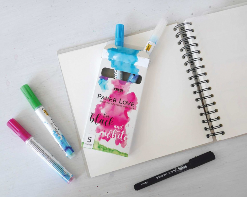 Marker Kreul Paper Love 5 culori/set [5]
