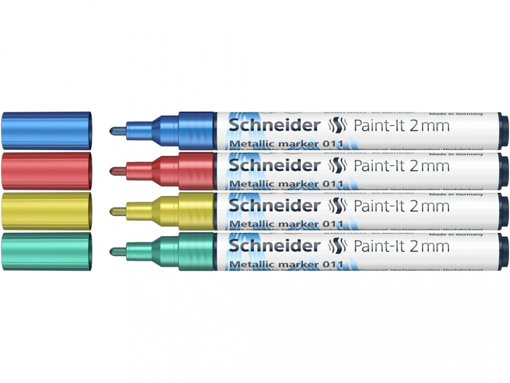 Marker metalic Schneider Paint-It 011 2 mm 4 buc/set2 [3]