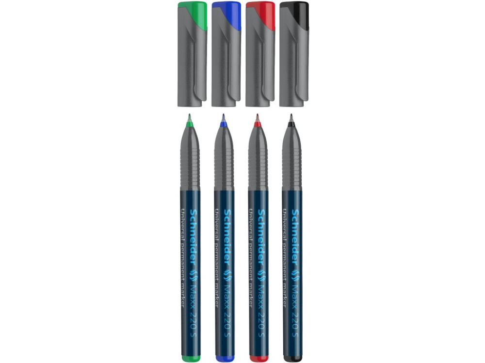 Marker OHP S fin permanent Schneider 4/set 220 0.4 mm [2]