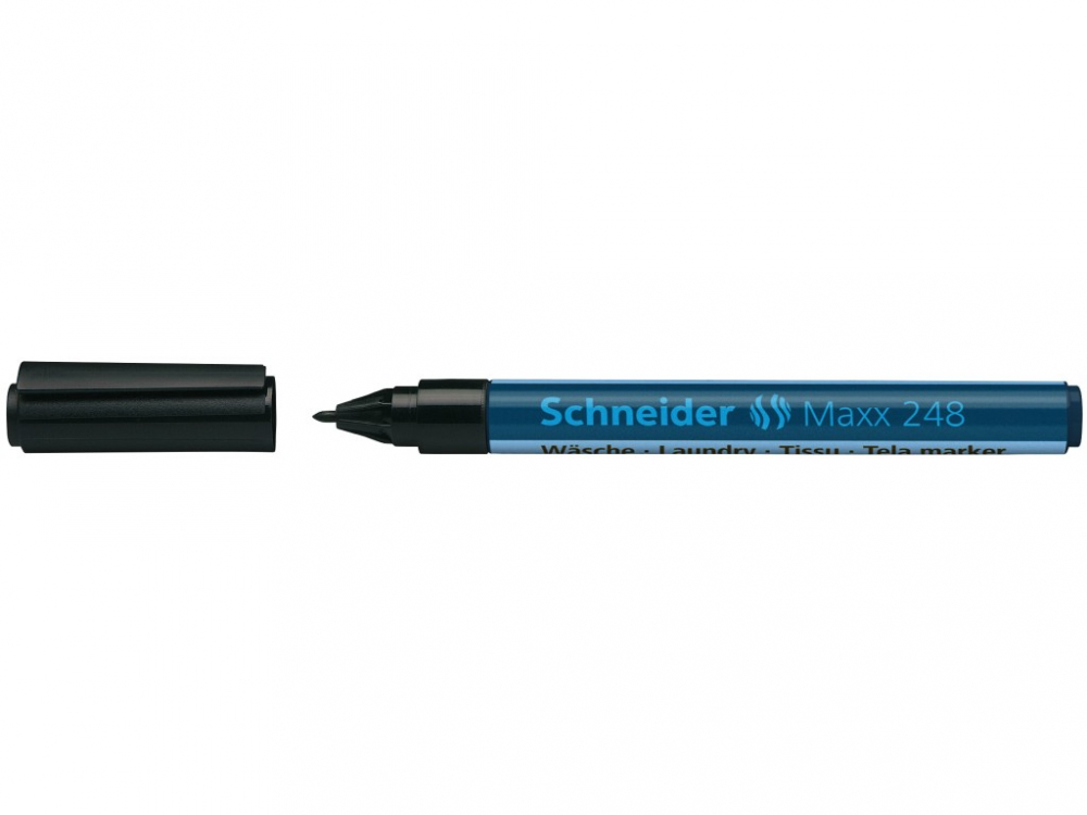 Marker permanent textile 1.0 mm Schneider 248 negru [3]