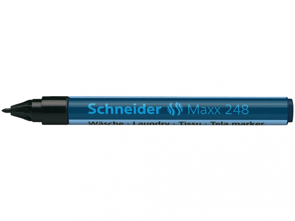Marker permanent textile 1.0 mm Schneider 248 negru [4]
