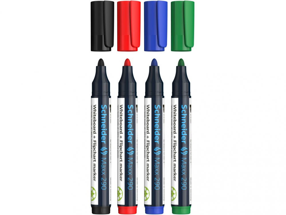 Marker whiteboard + flipchart 290 Schneider 4/set [3]