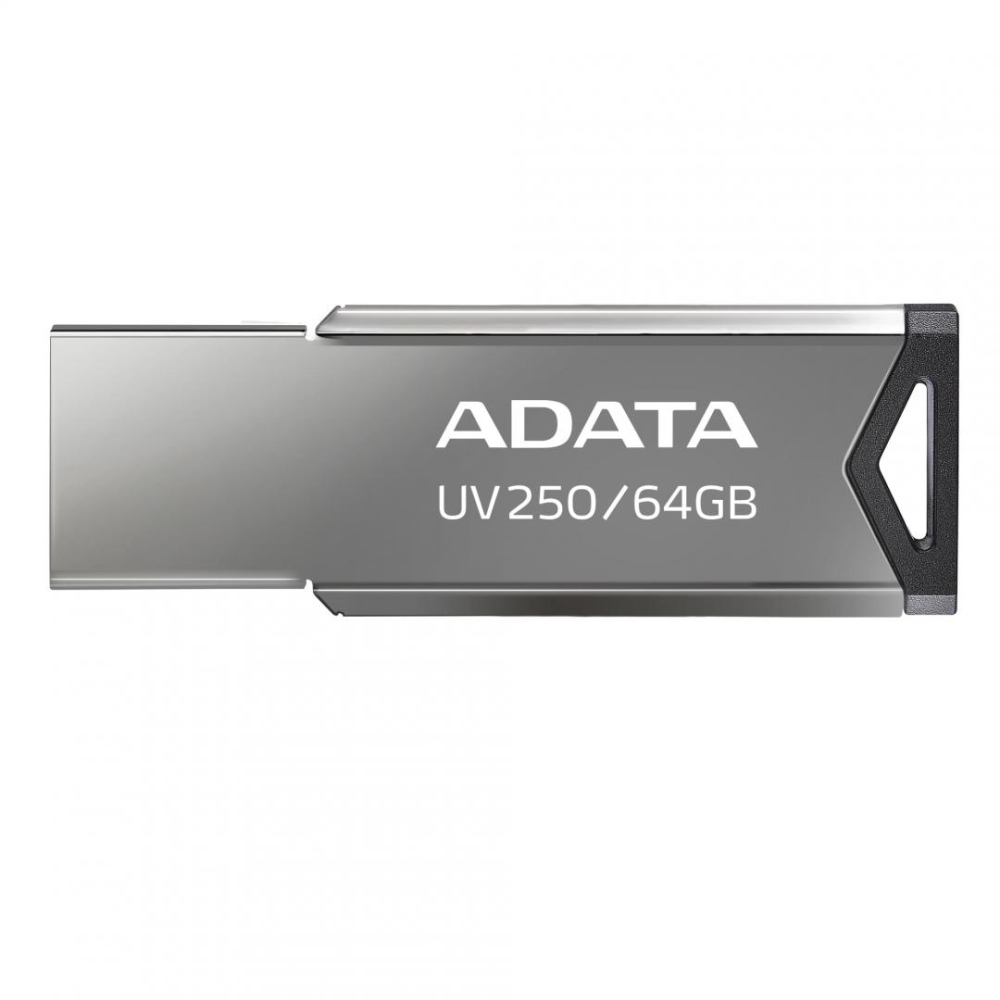MEMORIE USB 2.0 ADATA 32 GB, clasica, carcasa metalica, argintiu, Cod Produs: AUV250-32G-RBK [2]