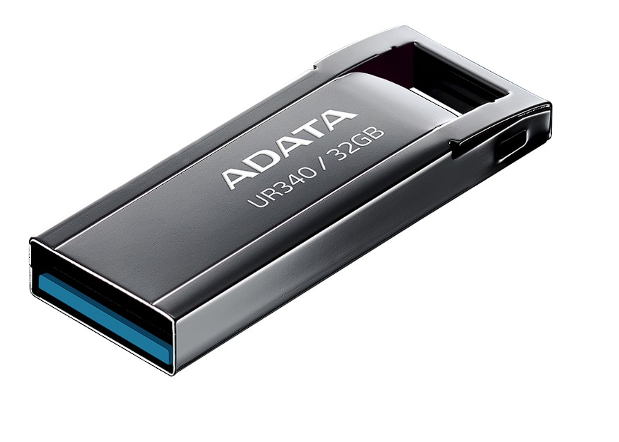 MEMORIE USB 3.2 ADATA UR340 32GB BLACK METALIC ,  Cod Produs: AROY-UR340-32GBK [2]