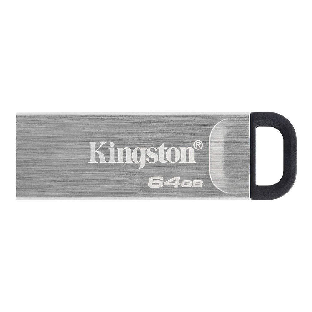 MEMORIE USB 3.2 KINGSTON 64 GB, clasica, carcasa metalic, argintiu, Cod Produs: DTKN/64GB [2]