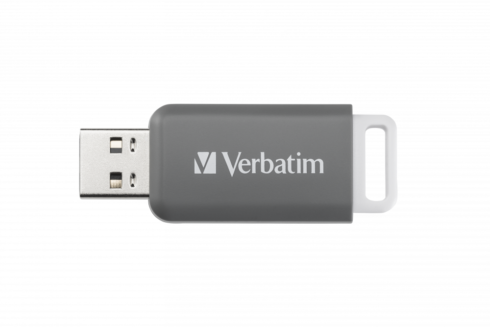 MEMORIE USB VERBATIM DATABAR 128GB USB 2.0, GRI Cod Produs: 49456 [2]