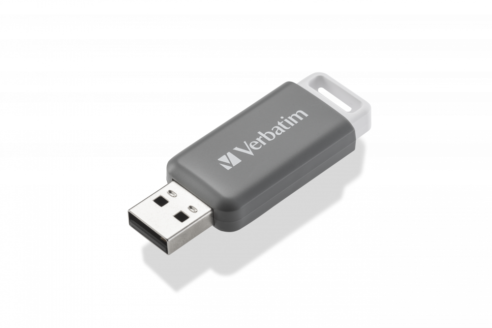 MEMORIE USB VERBATIM DATABAR 128GB USB 2.0, GRI Cod Produs: 49456 [3]