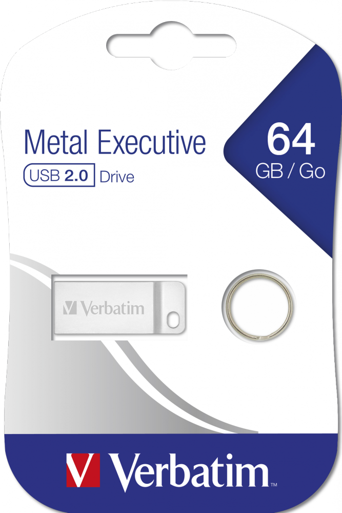 MEMORIE USB VERBATIM METAL EXECUTIVE 64GB  ,  USB 2.0 ,  ARGINTIU Cod Produs: 98750 [2]