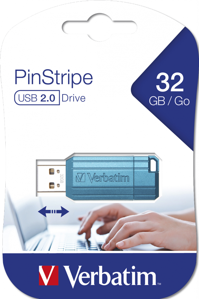MEMORIE USB VERBATIM PINSTRIPE StoreNGo 32GB ALBASTRU Cod Produs: 49057 [4]