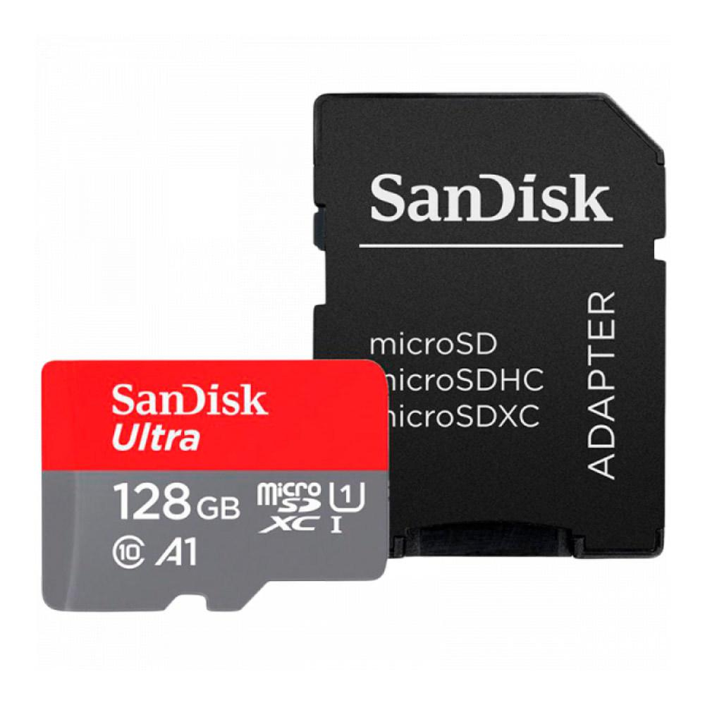 MEMORII. SD CARD Sandisk MICROSDXC 128GB CL10 SDSQUAB-128G-GN6MA, Cod Produs: SDSQUAB-128G-GN6MA [2]
