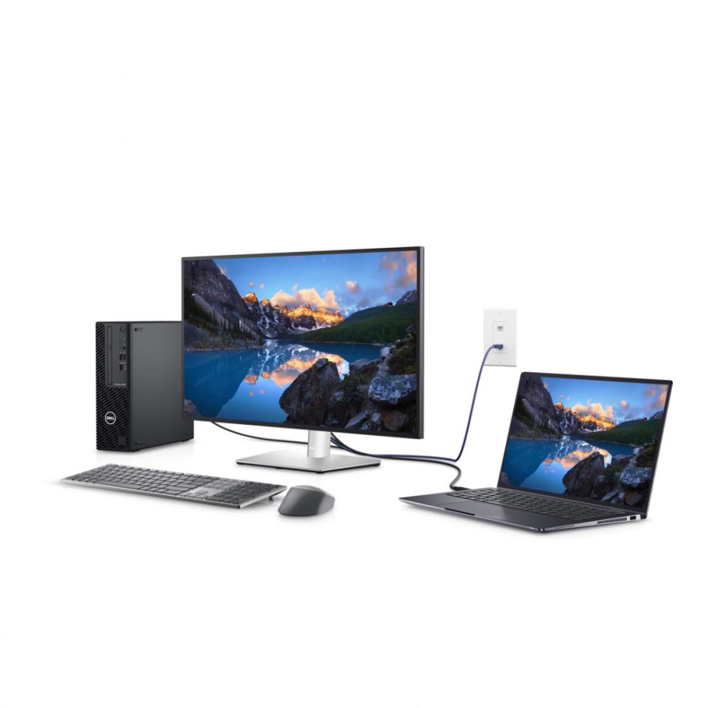 MONITOR Dell 27 inch ,  home | office ,  IPS ,  4K UHD (3840 x 2160) ,  wide ,  400 cd/mp ,  8 ms ,  Display Port x 2 | HDMI ,  Cod Produs: U2723QE [9]