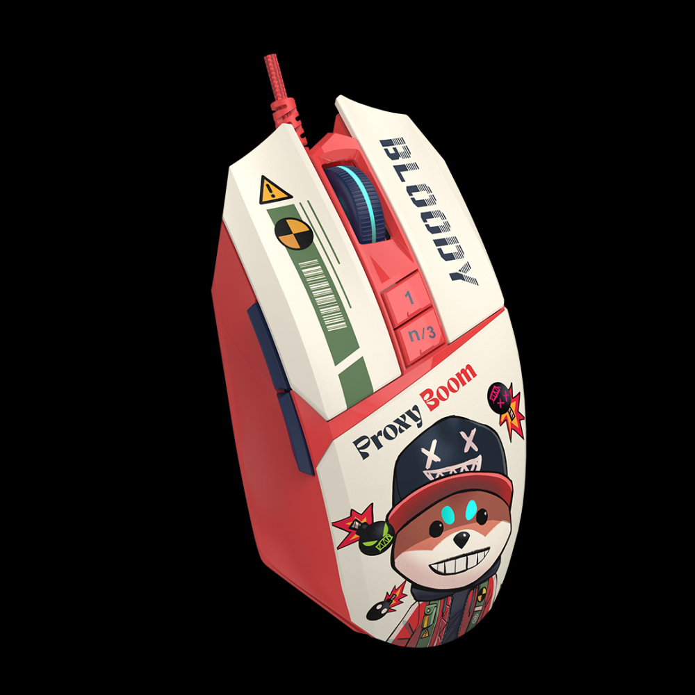 Mouse A4Tech, gaming, Bloody RGB Animation Backlit  USB Proxy Boom, Cod Produs: W63Max Proxy Boom [2]