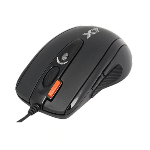 MOUSE A4tech ,  gaming ,  cu fir ,  USB ,  optic ,  2000 dpi ,  butoane/scroll 6/1 ,  buton selectare viteza ,  negru ,  Cod Produs: X-710BK [2]
